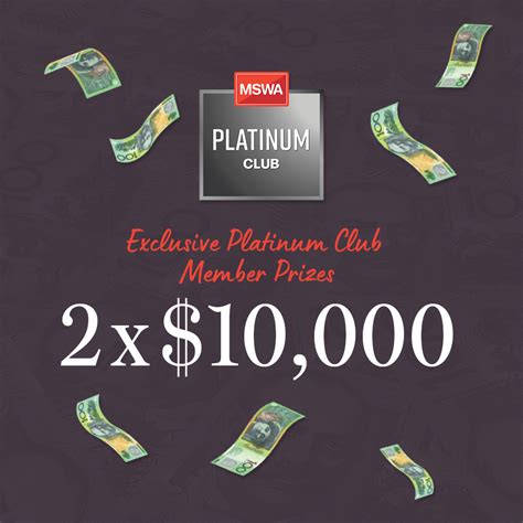mswa platinum club|MSWA Raffle .